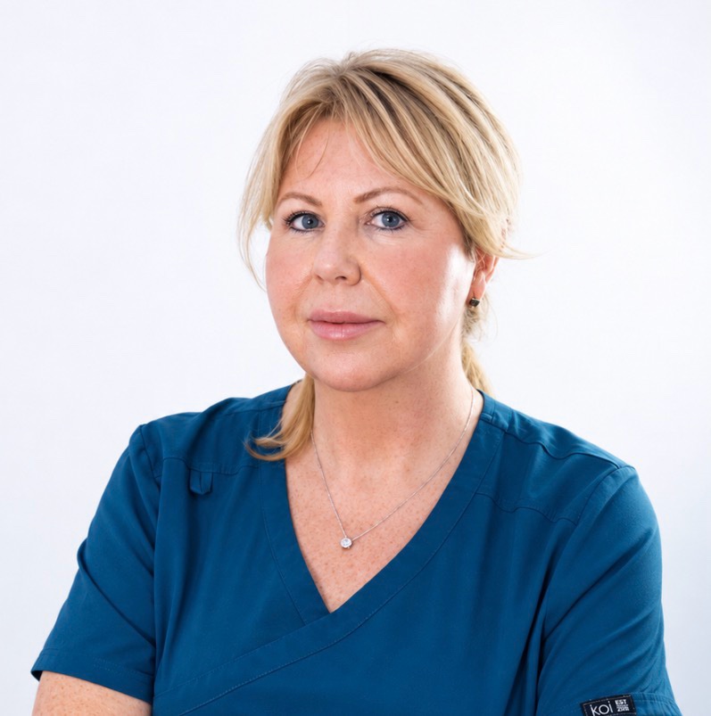 Lena Thompson, Advanced Practitioner at Lena Mac, in her treatment room